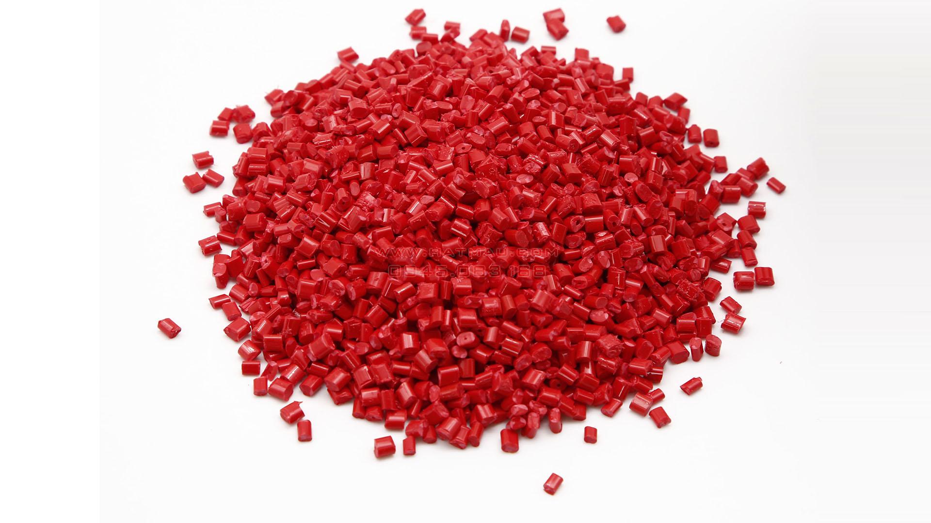 Hạt nhựa màu đỏ PP