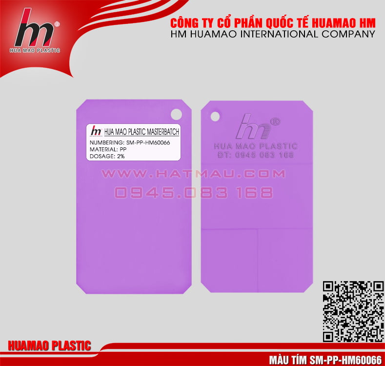 Hạt nhựa màu tím PP Hạt nhựa màu tím PP