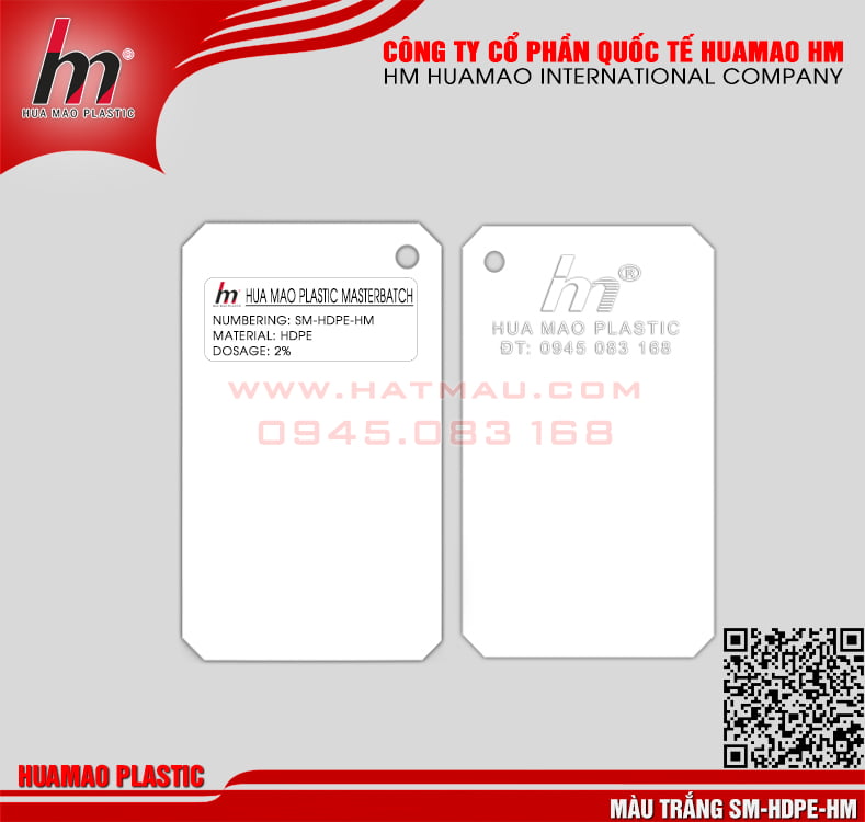 Hạt nhựa màu trắng PP Hạt nhựa màu trắng PP